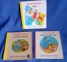 Vintage Retro Andy Pandy Books X3