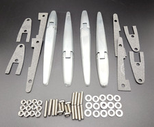 CLASSIC MINI - MK1 + MK2 EXTERNAL DOOR HINGE KIT - FORGED ALLOY - INC GASKETS!