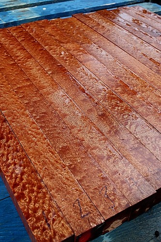 Pomelle quilted sapele turning - pomelle,
