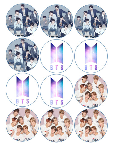 Bts edible wafer - edible, paper