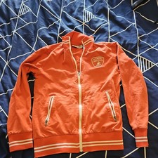 Child's Textile Orange Lamborghini Zipped Jacket, Size Kids 12 Years 