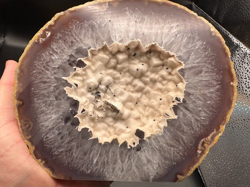 Crystal geode agate sugar - geode,