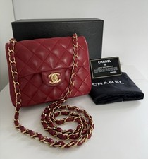Authentic Chanel Vintage Red