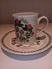 PORTMERION SIDE PLATE MUG... RHODODENRON PATTERN