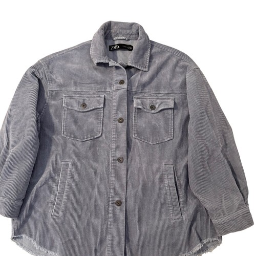 Zara blue gray - gray, frayed