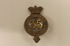 MILITARY BADGE 35TH REGIMENT FOOT ROYAL SUSSEX 7.25CM X 4.25CM (1343)