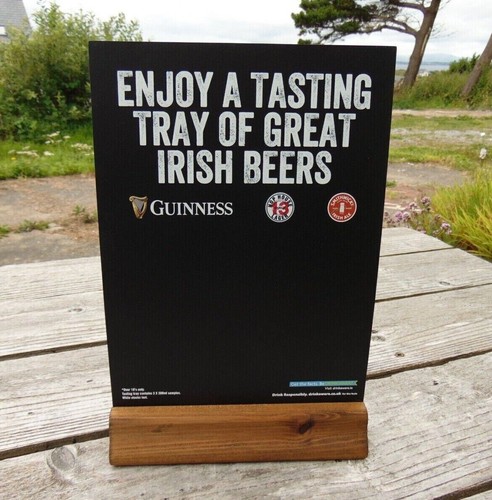 Guinness enjoy tasting - "enjoy, tray