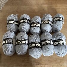 Lister-Lee Grey Aran Knitting