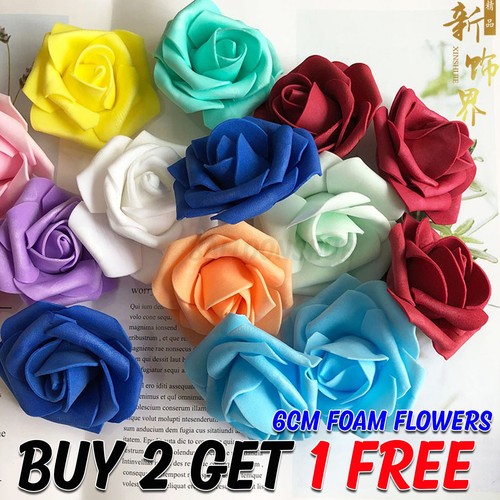 Large 6cm artificial flowers - 6cm,