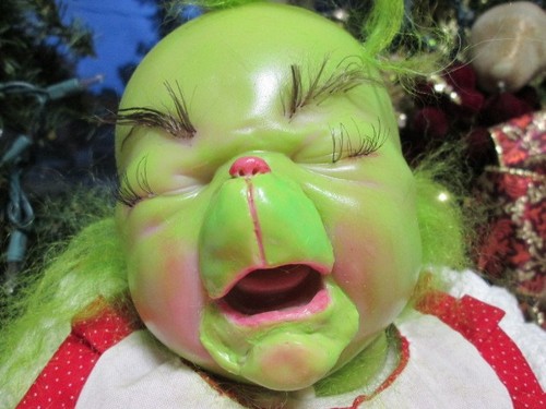 Reborn baby grinch - grinch, art