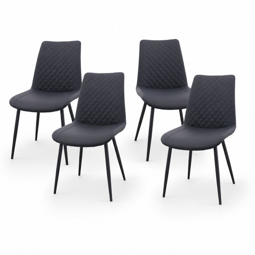 Modern black dining - black, chairs