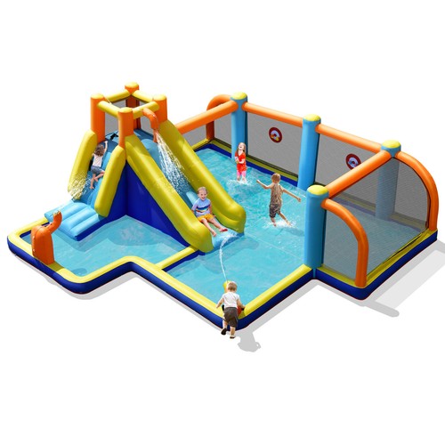 Giant soccer themed inflatable - giant, soccer-themed