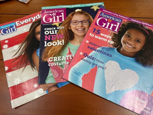 American girl doll - american, magazine