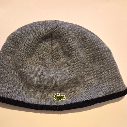 Lacoste reversible knit beanie - reversible,