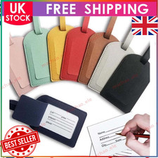 Leather Suitcase Luggage Tags