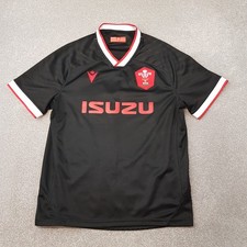 Wales Rugby Shirt Medium Black