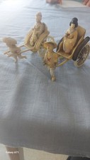 2x 1940s Celluloid Rickshaw One Painted Some Slight Damage