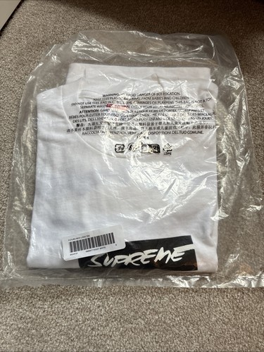 Supreme box logo futara white - logo,
