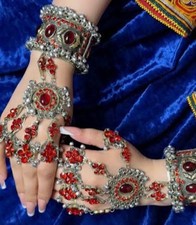 Afghan hand jewelry set - jewelry,