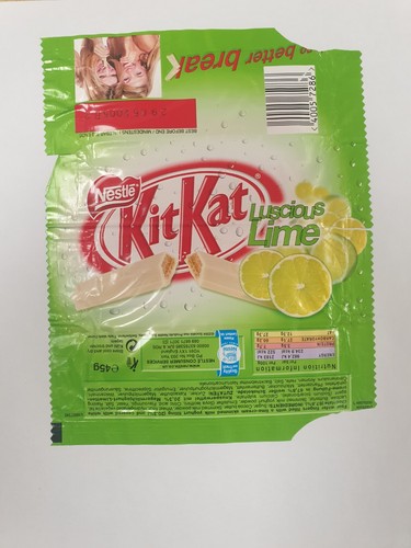 Nestle kit kat - luscious, lime