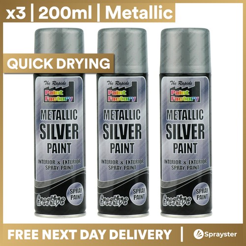 Metallic silver spray - 3,
