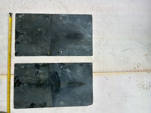 Reclaimed slate roof tiles