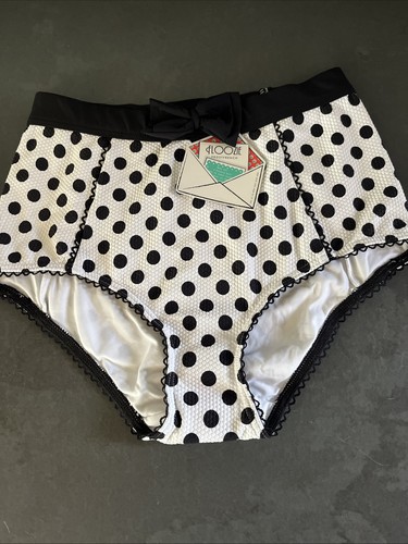 Ladies black white spot - ladies,