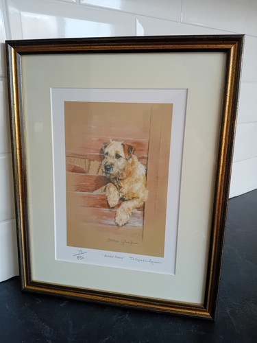 Framed border terrier - border, ltd