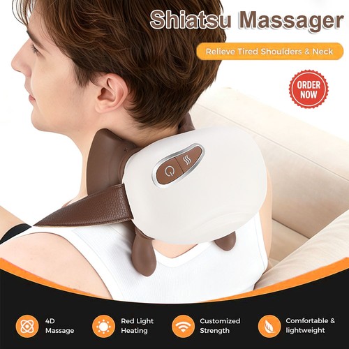 Neck shoulder heated massager - shoulder,