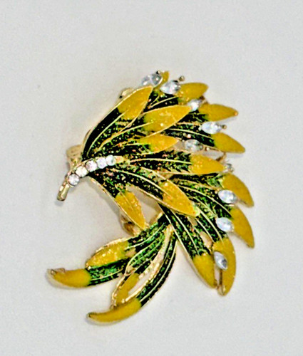 Phoenix feather brooch - phoenix,