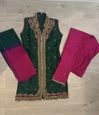 Dark green and - dark,