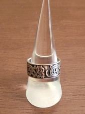 VINTAGE STERLING SILVER CELTIC MYTHICAL BEAST RING
