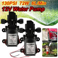 12V Water Pump 130PSI Self