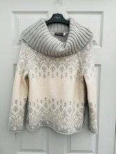 MINT VELVET Grey & White Wool