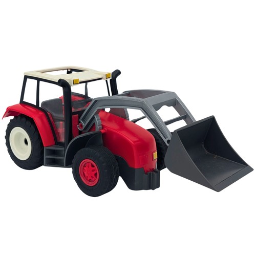 Playmobil red silver tractor - playmobil,