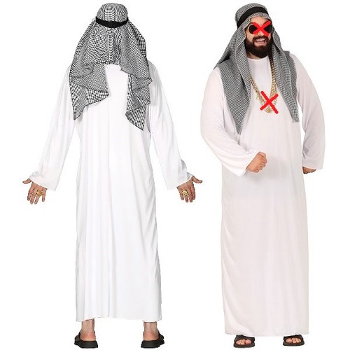 Mens fake sheikh fancy dress - fake,