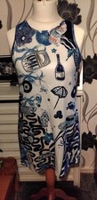 Greek eye and beach print