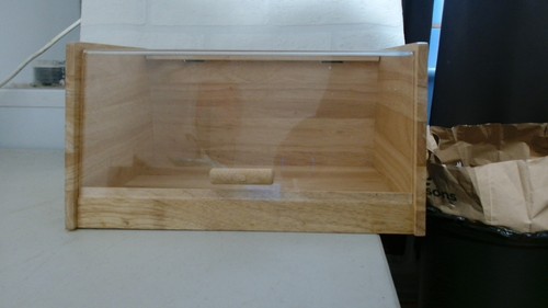 Wooden bread bin - wooden,