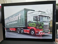 Eddie Stobart Framed Photo In Glass Frame 12 X 8 Inch
