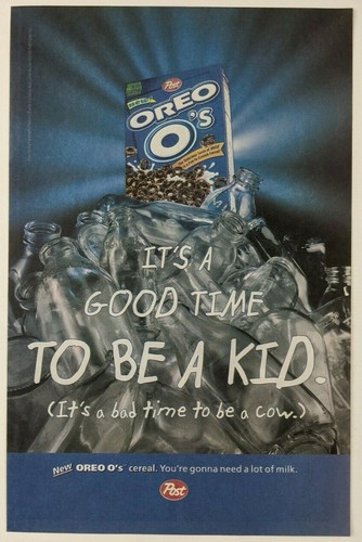 Oreo cereal print - cereal,
