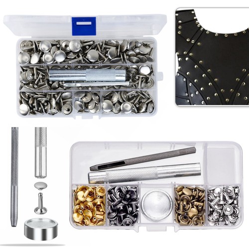 Double cap rivets box with - box,