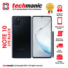 Samsung Galaxy Note 10 Lite (Dual SIM) 128GB - Black (Unlocked) Smartphone 