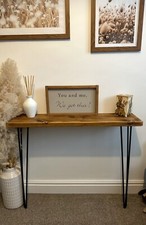 Console Table - Wood Shelving