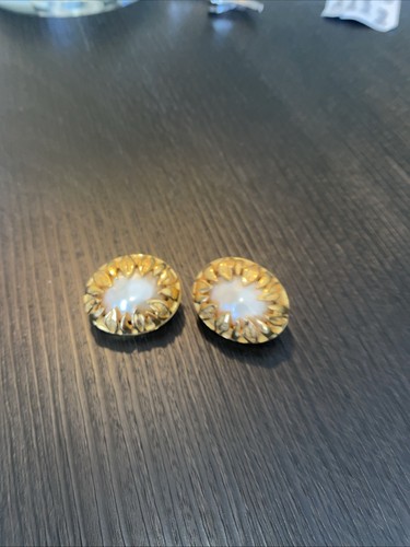 Vintage fendi signed earrings - fendi,