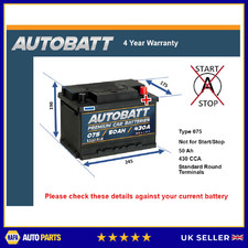 Battery fits MG MG TF MGF MG5