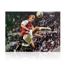 Dennis Bergkamp Signed Arsenal