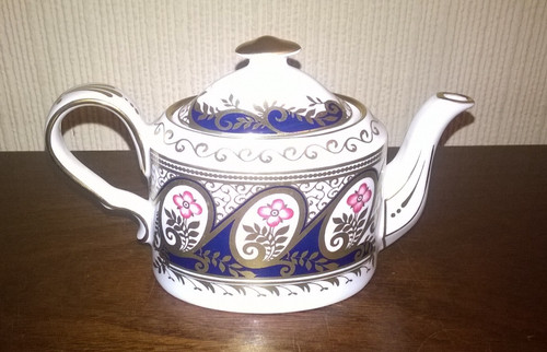 Spode imari miniature teapot - miniature,