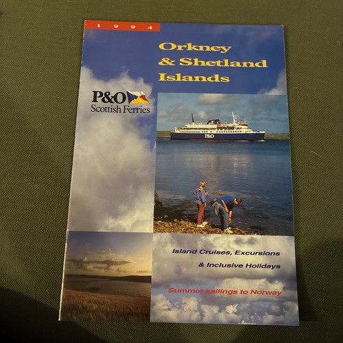 Scottish ferries 1994 - p&o,