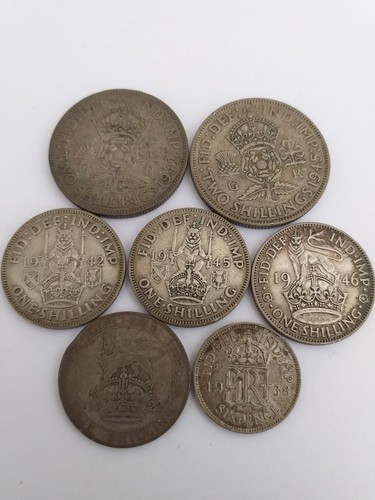Pre 1947 silver 2 x - 0.5,