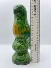 Ewenny pottery parrot 19th - pottery,